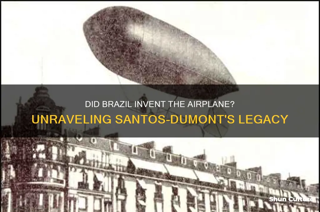 did brazil invent airplane