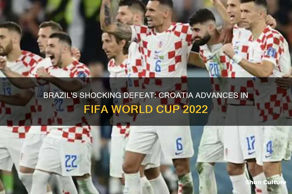 did brazil loose to croatia