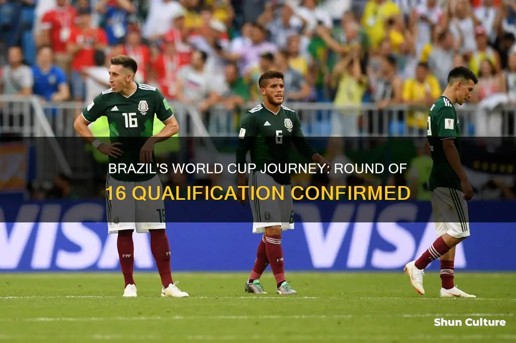 did brazil make it to round 16