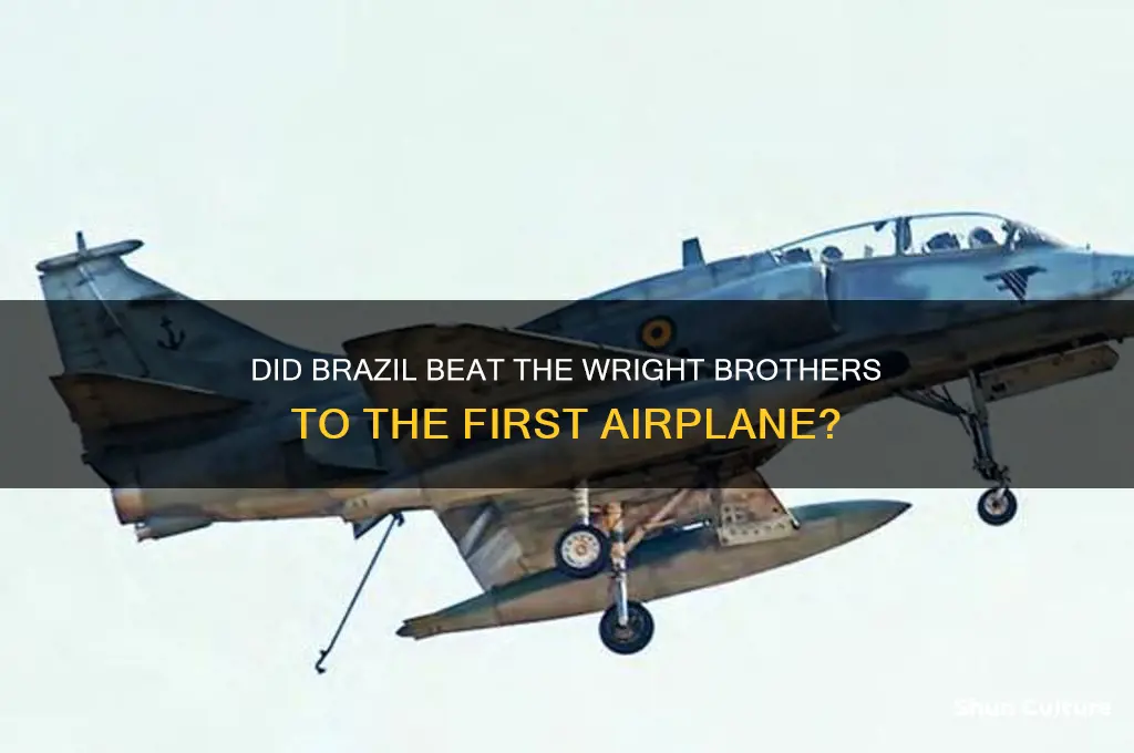 did brazil make the first airplain