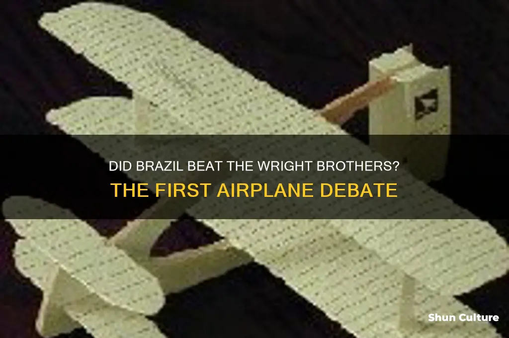 did brazil make the first airplane