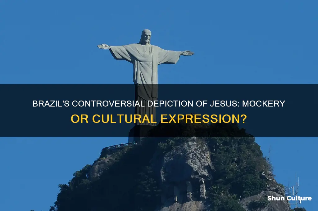 did brazil mock jesus christ