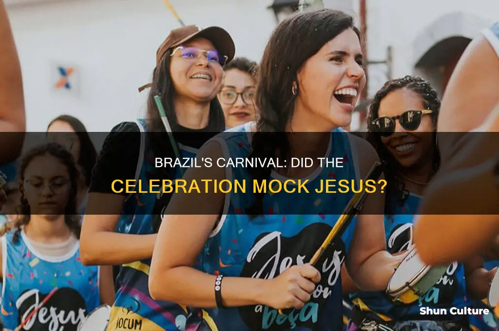 did brazil mock jesus in their carnival