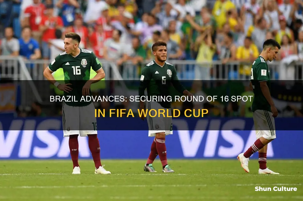 did brazil qualify for round of 16