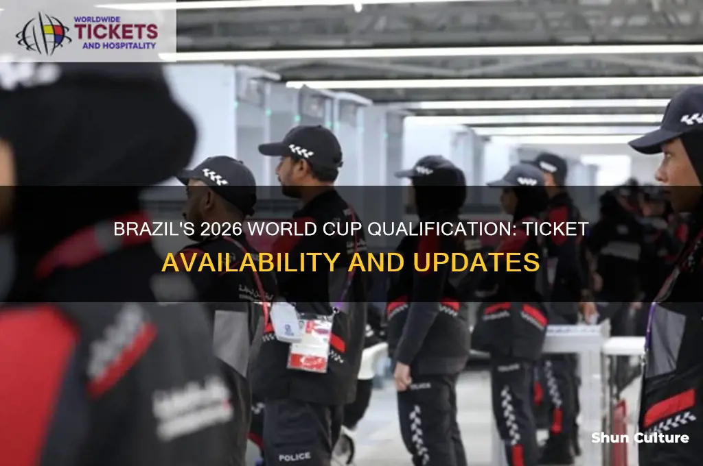 did brazil qualify for world cup 2026 tickets