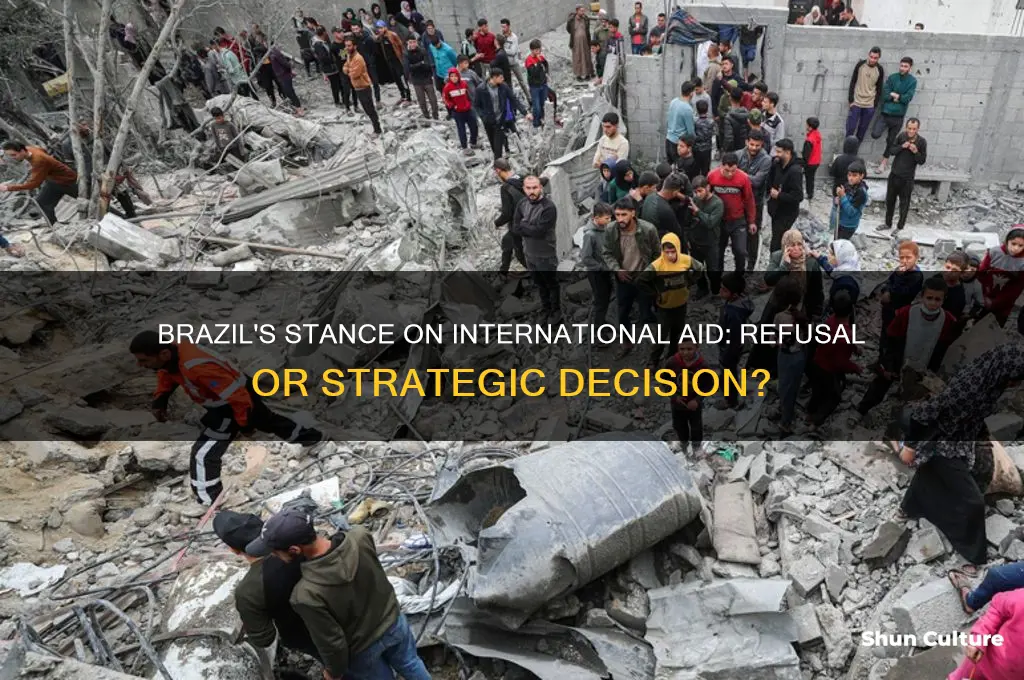 did brazil refuse aid