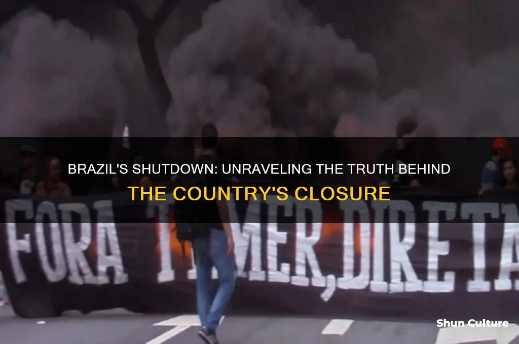 did brazil shut down