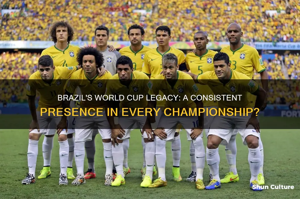 did brazil take part in every world championship