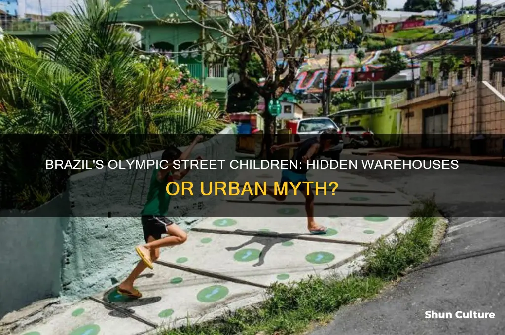 did brazil warehouse street children during olympics