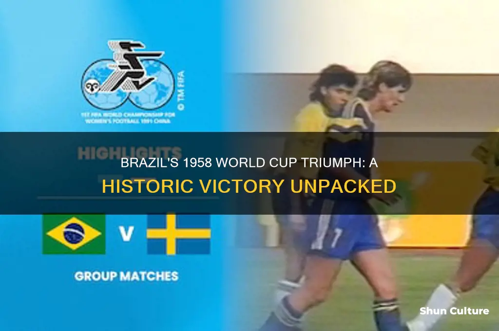 did brazil win 1958 world cup