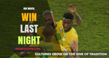 Brazil's Victory: Did They Secure the Win Last Night?