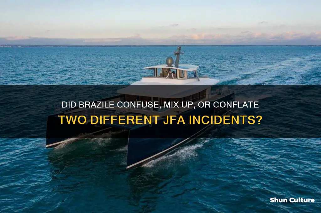 did brazile confuse mixup conflate two different jfa