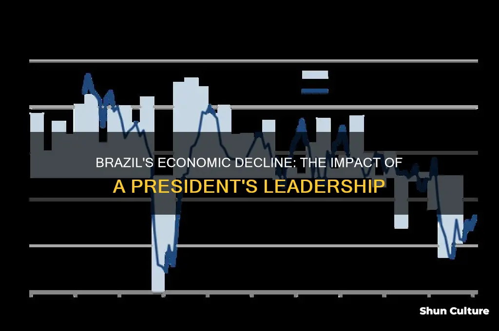 did brazils economy go down with a certain president