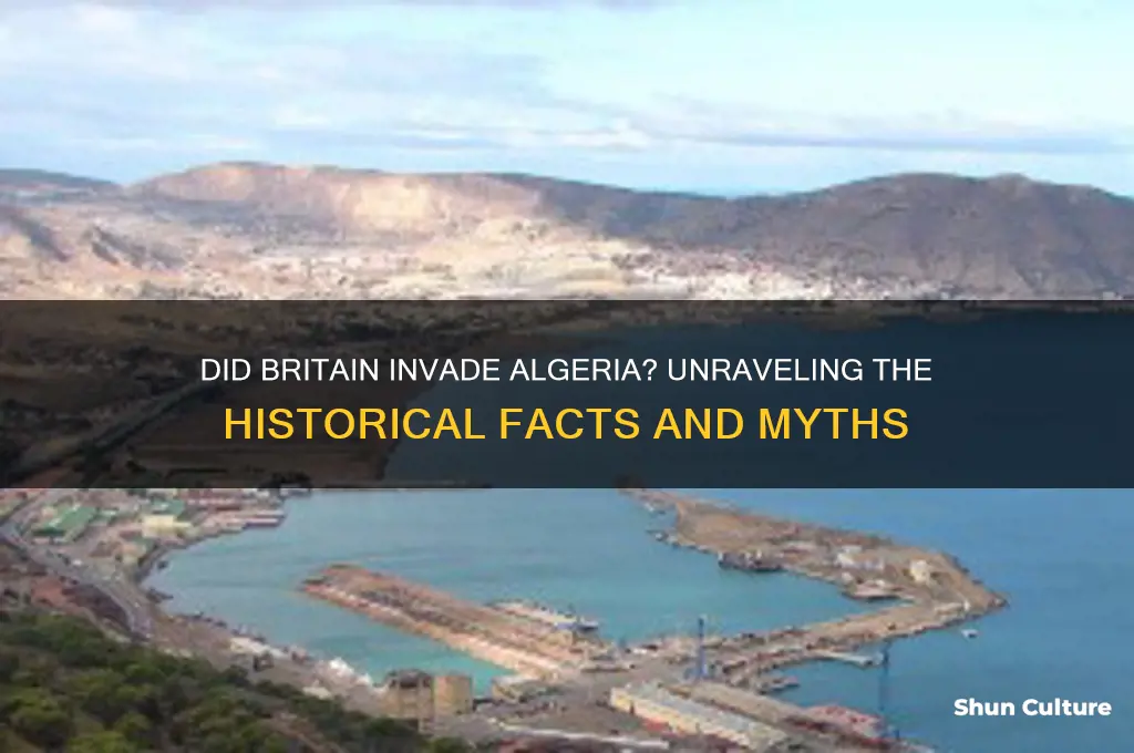 did britain invade algeria