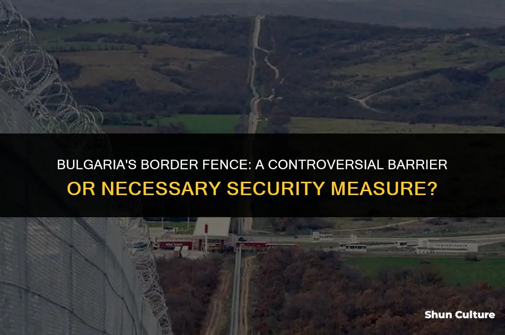 did bulgaria build a fence