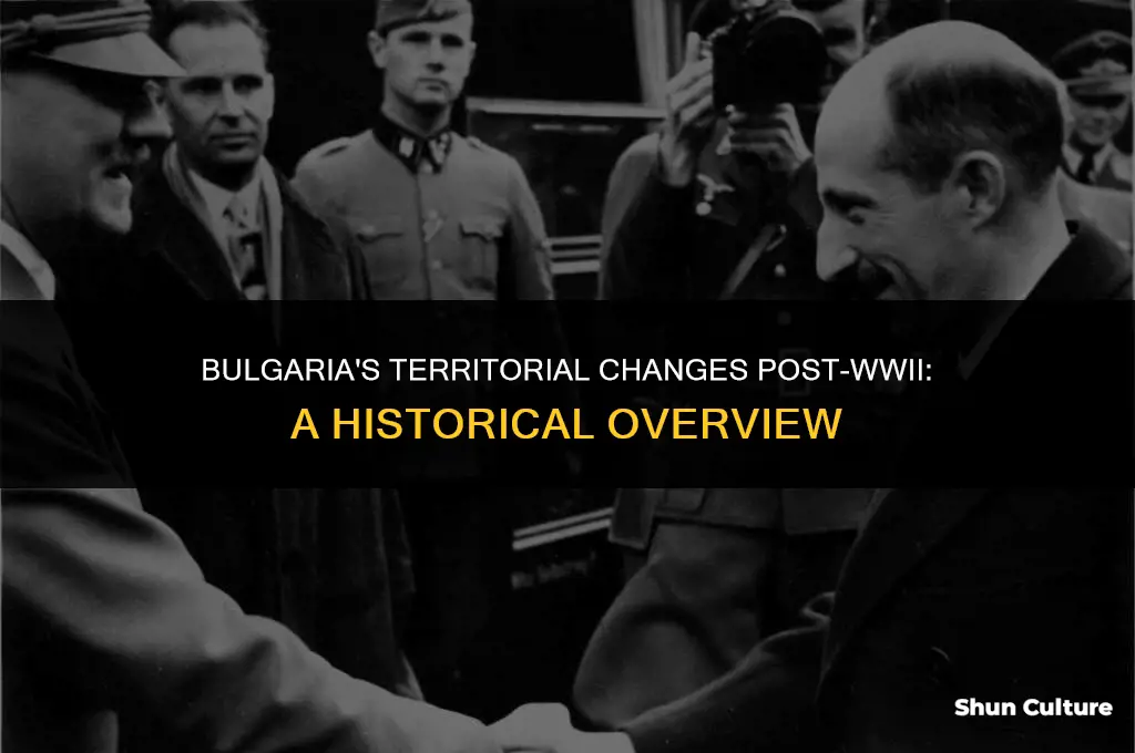 did bulgaria gain land after ww2