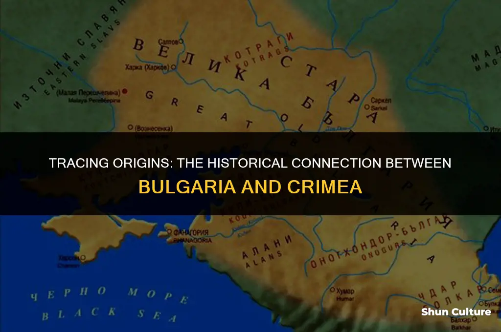 did bulgaria originate from crimea