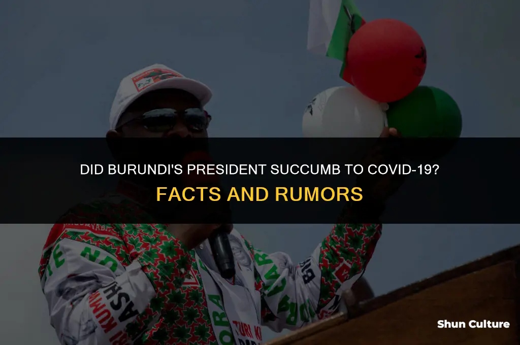 did burundi president died of covid