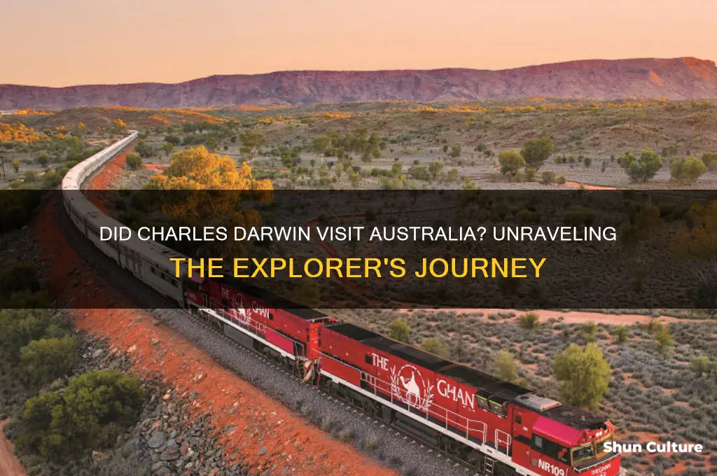 did charles darwin go to australia
