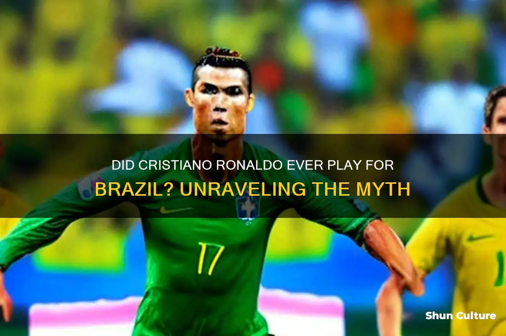 did christiano ronaldo play for brazil