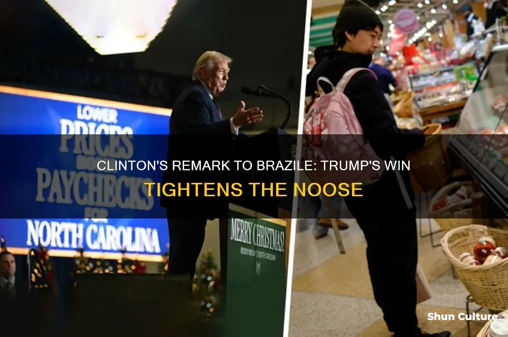 did clinton tell brazile trump wins nooses