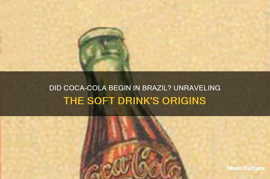 did coca cola start in brazil