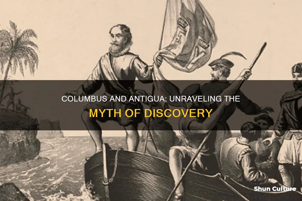did coloumbus discover antigua