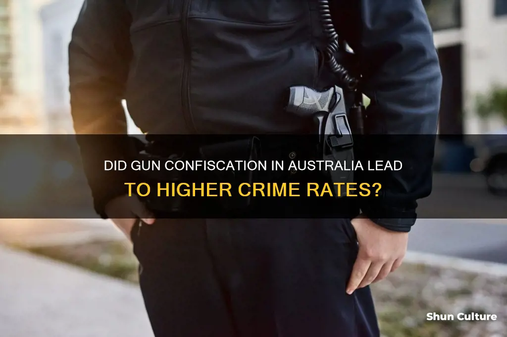 did crkime go up in australia when gns were confiscted