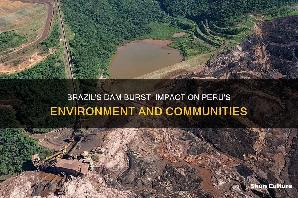 did dam burst in brazil effect peru