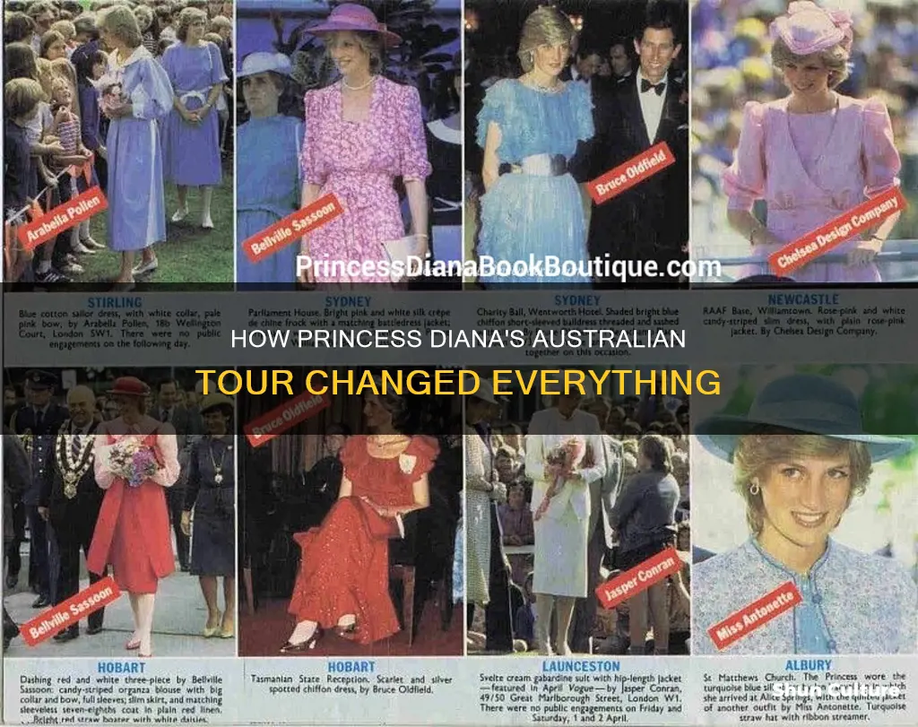 did diana change the australian tour