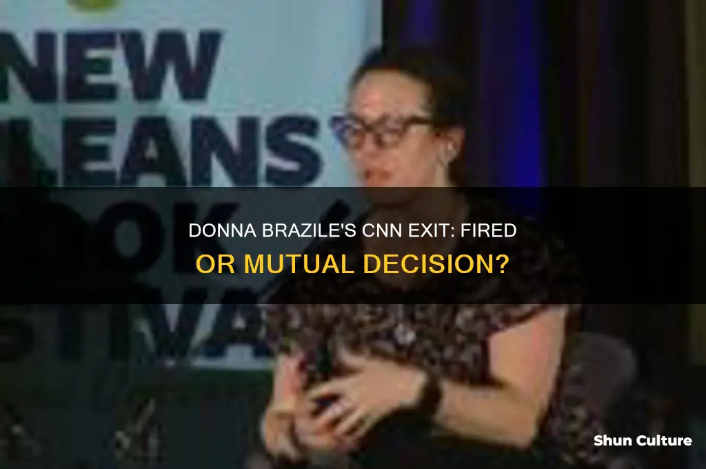 did donna brazil get fired from cnn