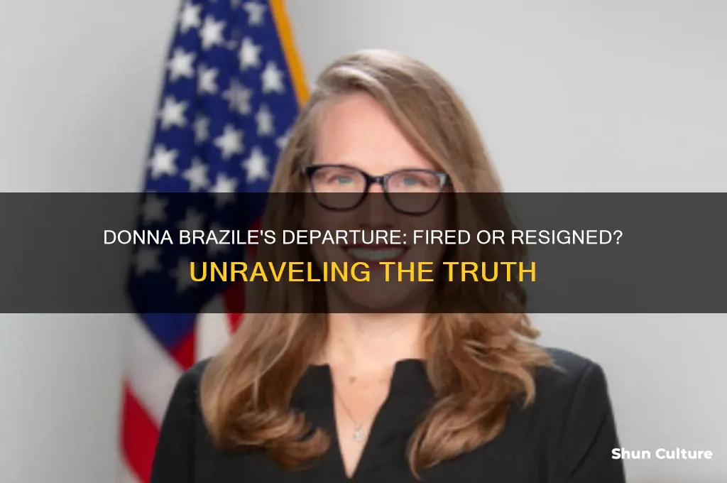 did donna brazil get fired