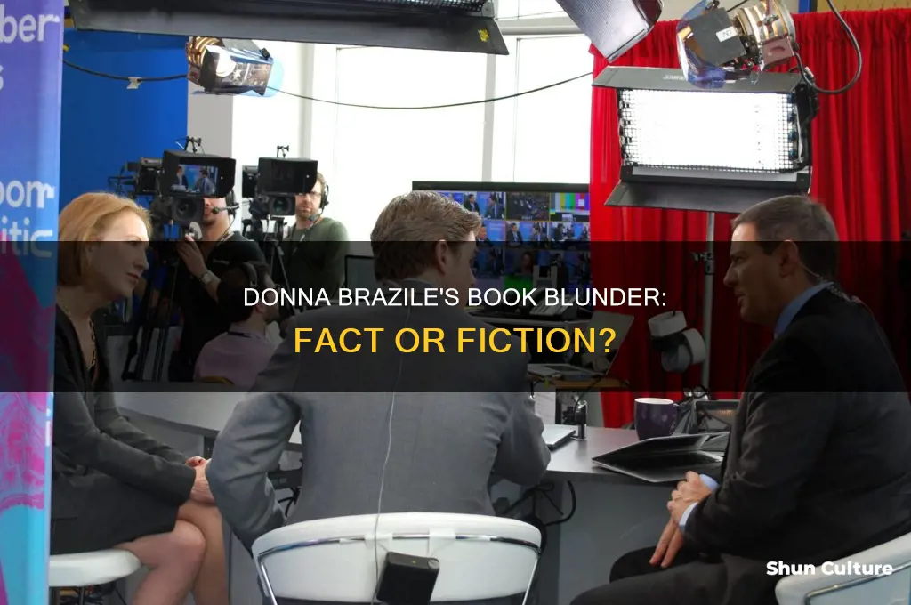 did donna brazile actually make a mistake in her book