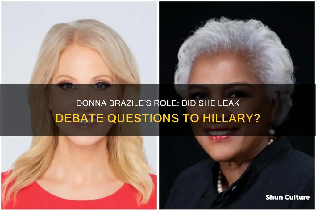 did donna brazile gave questions to hillary snopes