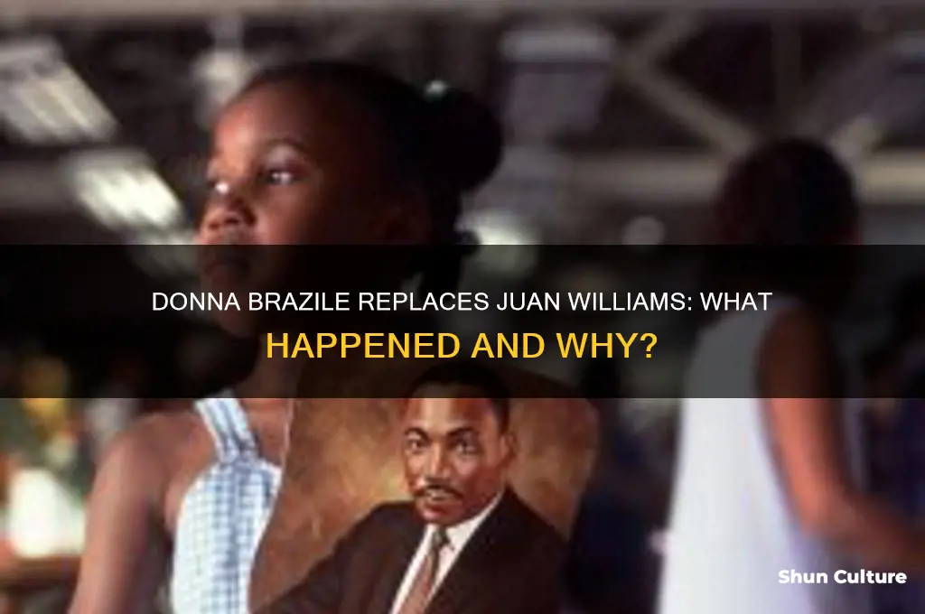 did donna brazile replace juan williams