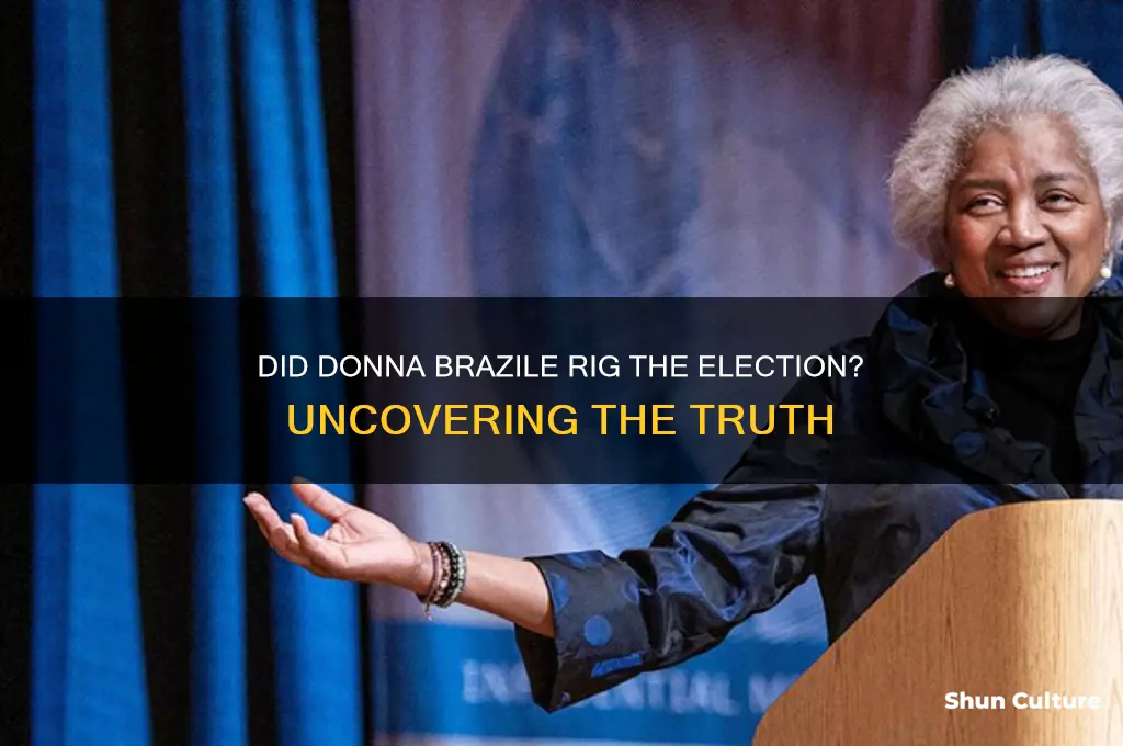 did donna brazile rig the election