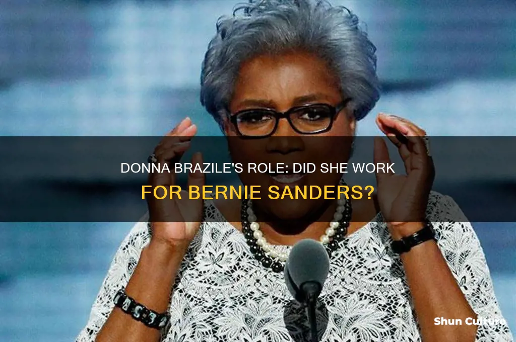 did donna brazile work for bernie sanders