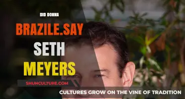 Donna Brazile's Controversial Remarks: Did She Mention Seth Meyers?