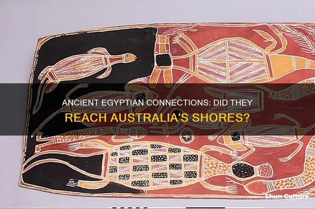 did egyptians go to australia