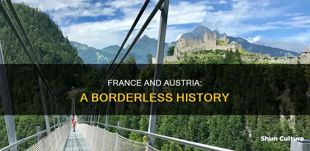 did france border austria