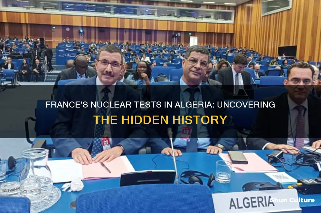 did france nuke algeria