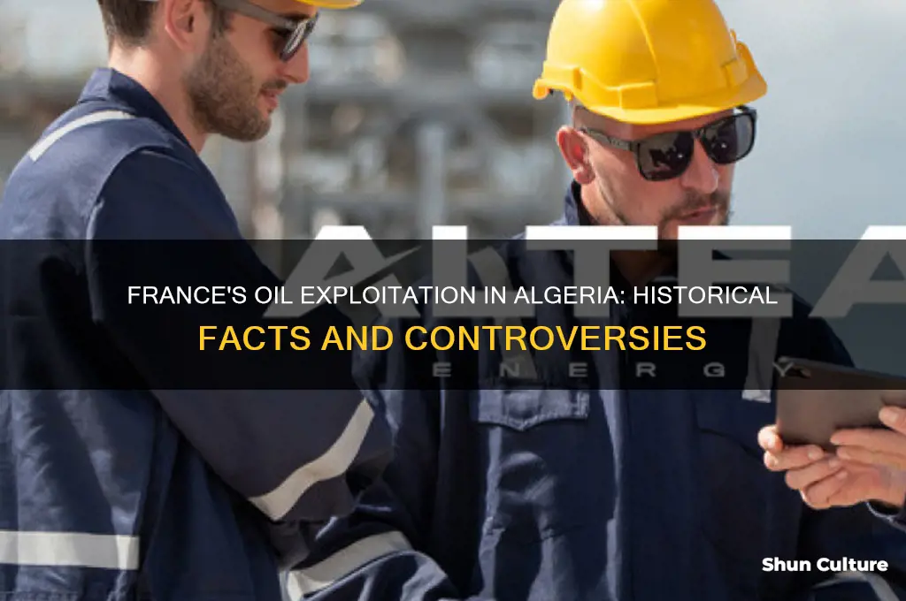 did france take oil from algeria