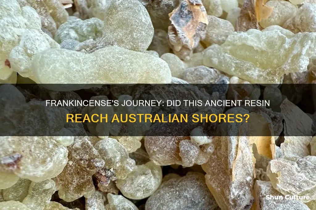 did frankincense go to australia