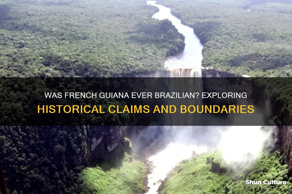 did french guiana ever belonged to brazil