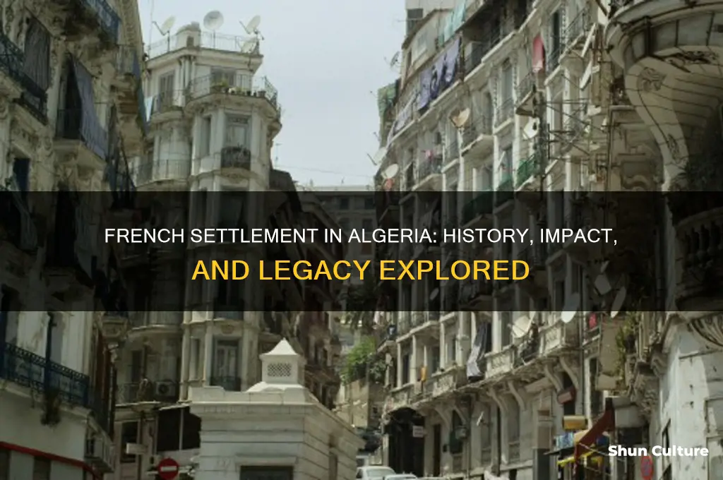 did french people settle in algeria