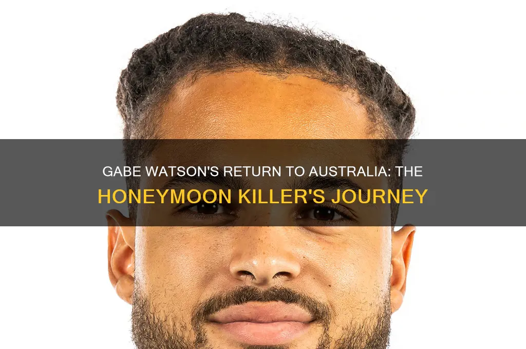 did gabe watson go back to australia