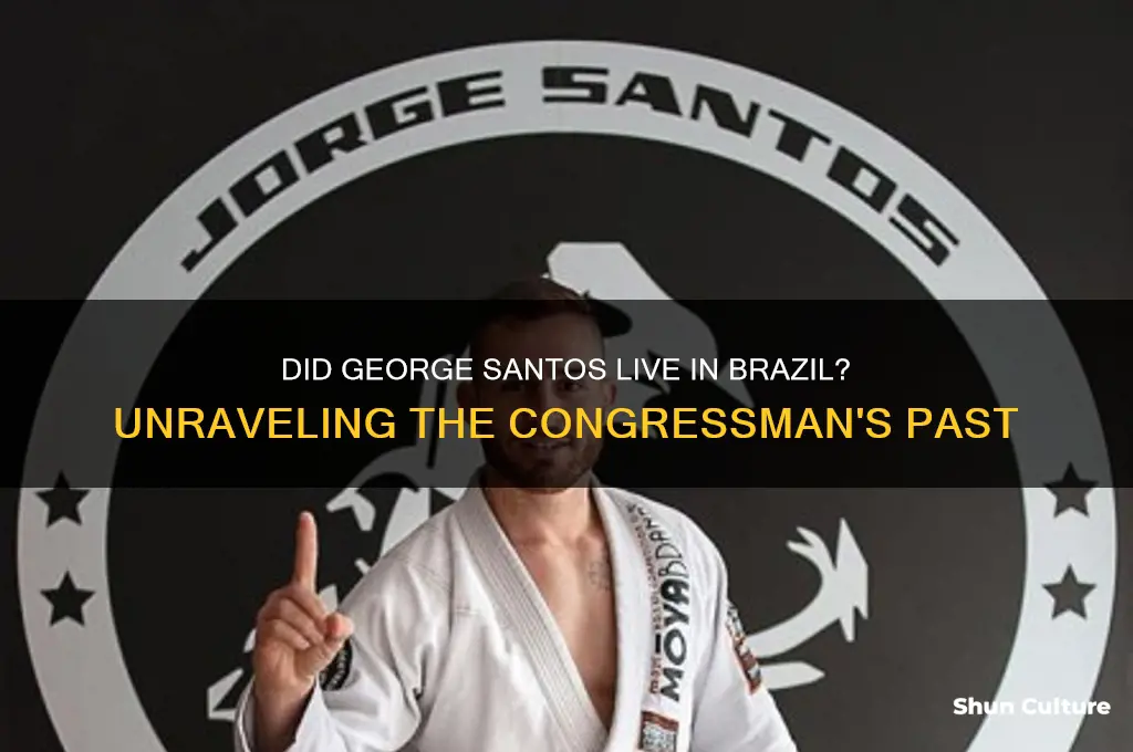 did george santos live in brazil