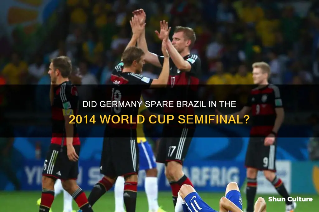 did germany go easy on brazil