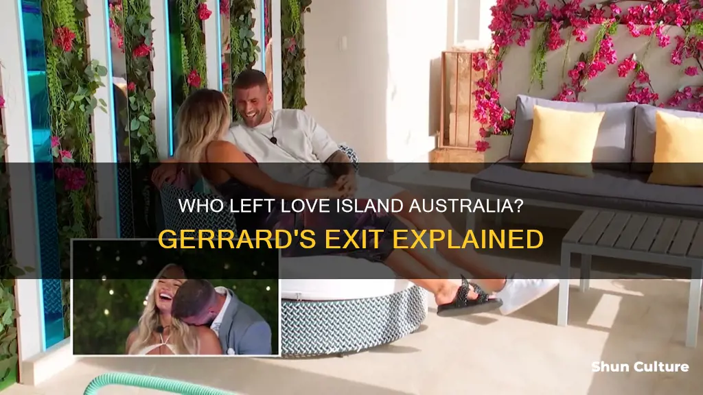 did gerrard leave love island australia