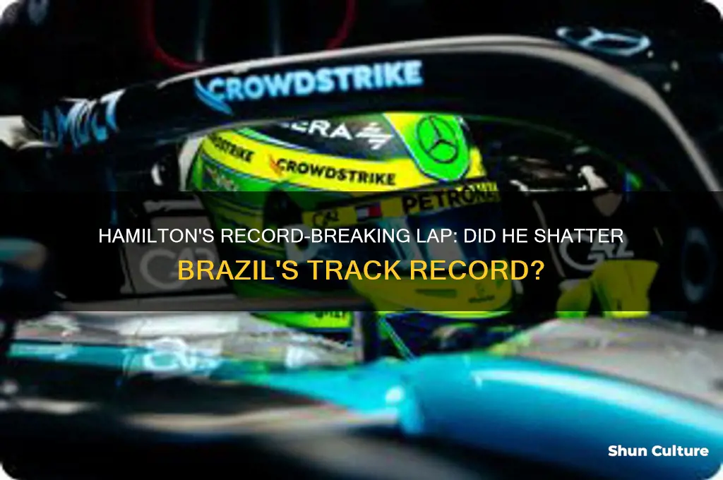 did hamilton break the track record in brazil